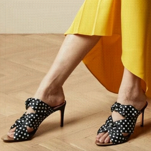 Ted Baker London Serana Sandal Polka Dot Black White